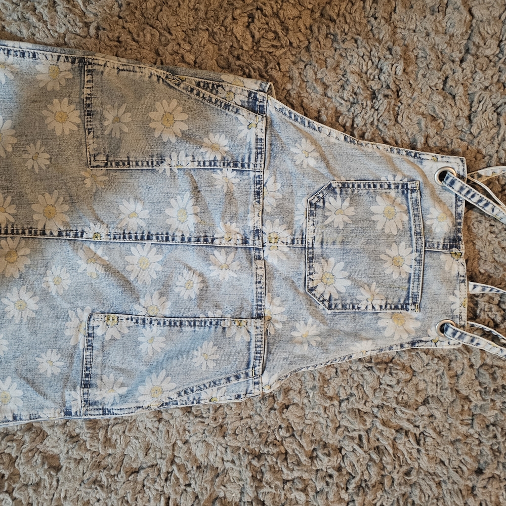 Cat & Jack Blue Floral Denim Dress